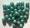 34 8mm Round Light Turquoise Miracle Beads